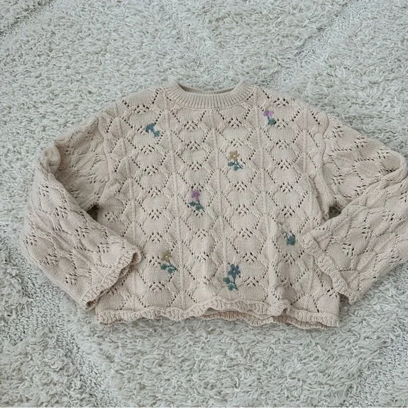 Zara Floral Crochet Knit Set - Picture 6 of 9